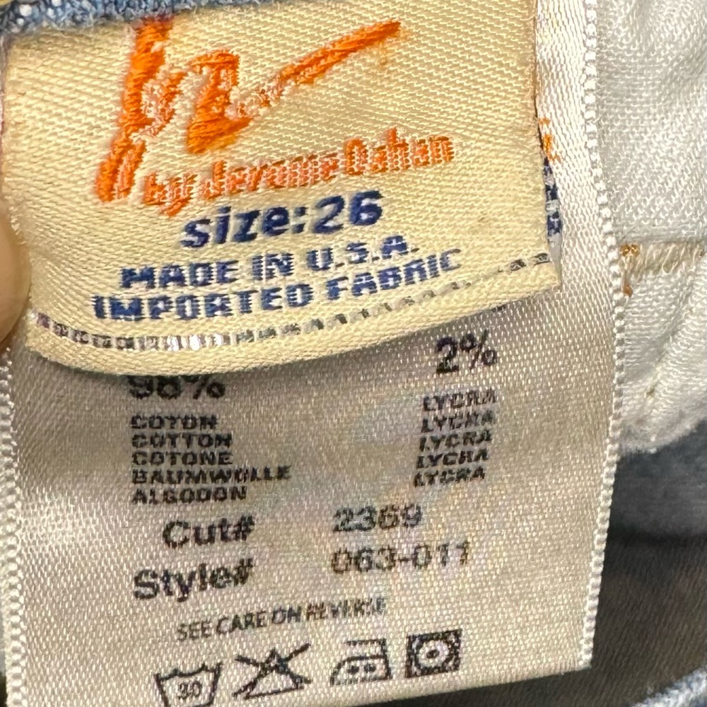 Y2K Citizens of Humanity Kelly #063 Low Rise Capri Jeans 26 - Picture 6 of 6